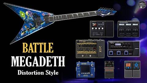 效果器】对抗MEGADETH Distortion Boss GT-1 vs Zoom G3n vs Nux MG