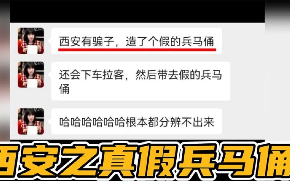 西安骗子太内卷,竟然还有假的兵马俑,你去的是尊嘟假嘟.哔哩哔哩bilibili