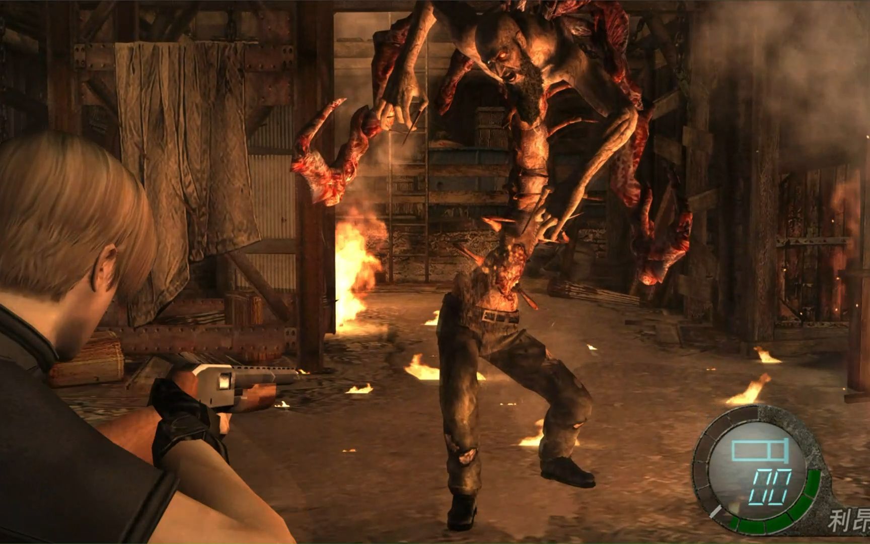 生化危机4长的最恶心的怪物村长,当年走到哪里都被他打死