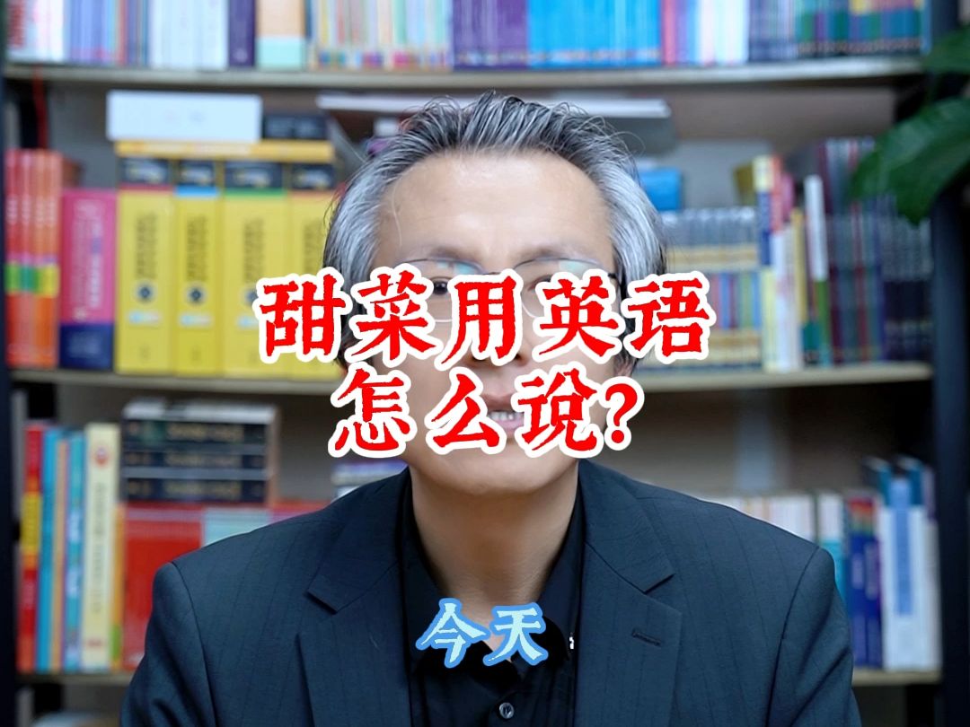 甜菜用英语怎么说?哔哩哔哩bilibili