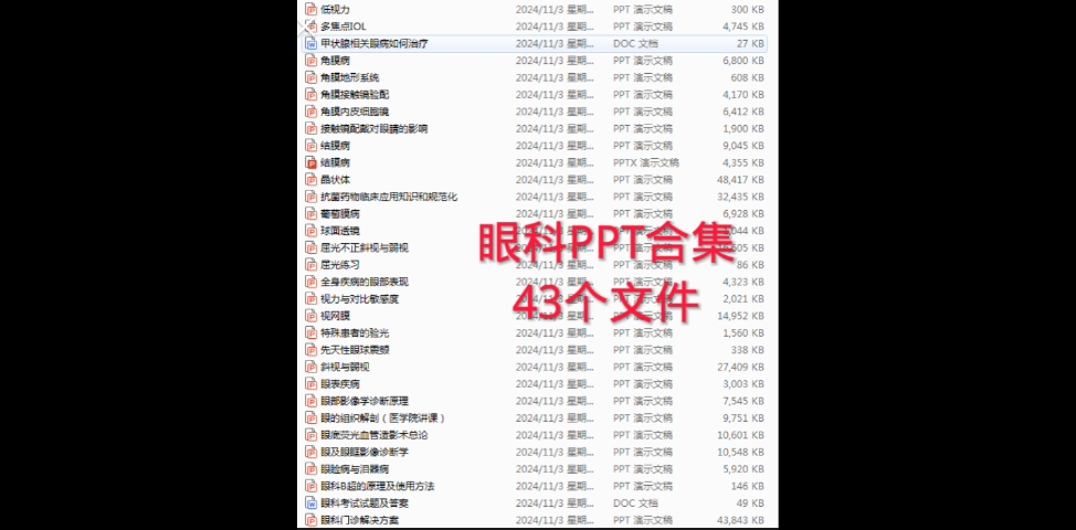 眼科PPT合集文档眼科电子资料眼外伤主治副高考试特检眼B超泪器病哔哩哔哩bilibili