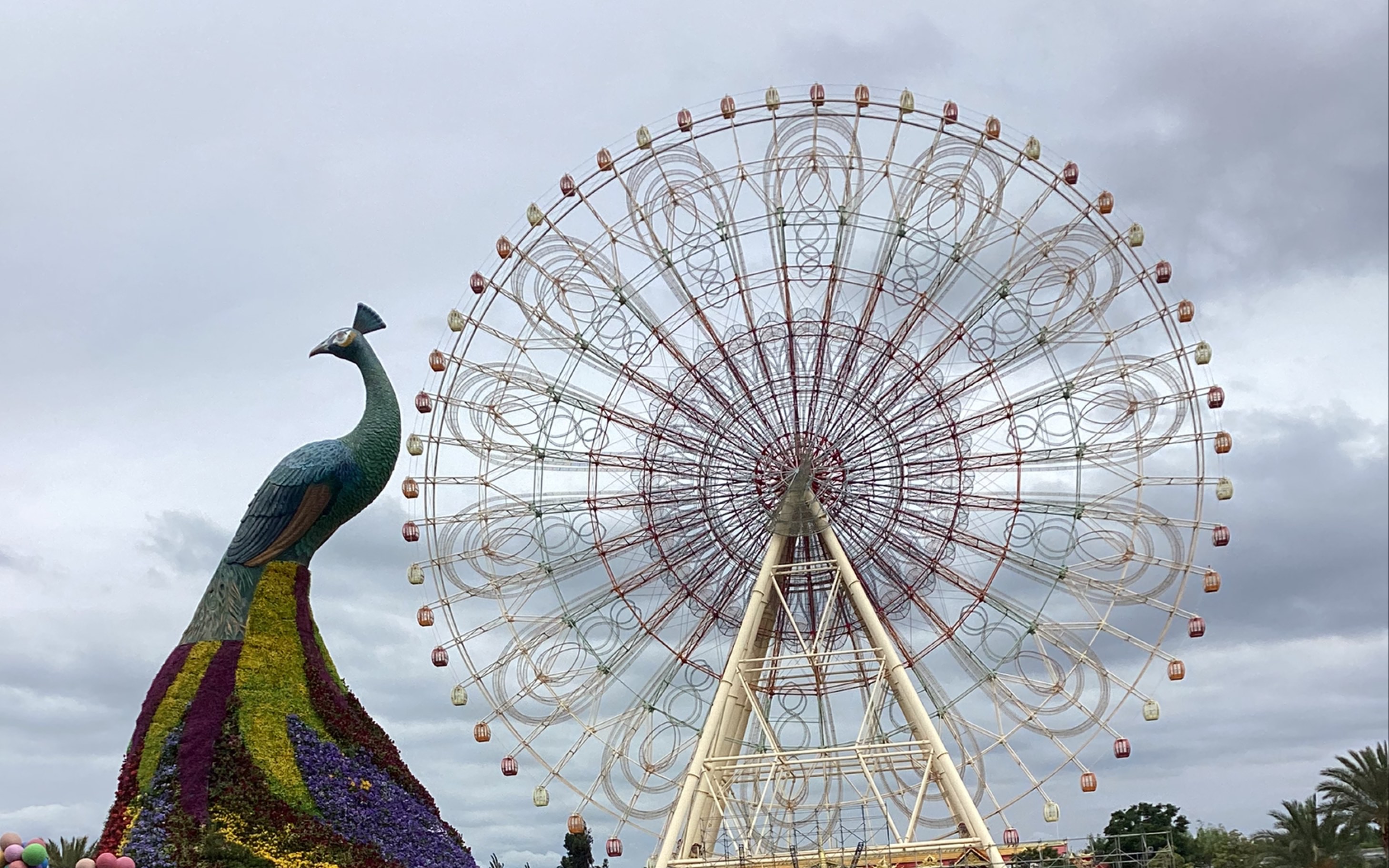 七彩云南摩天轮摄影