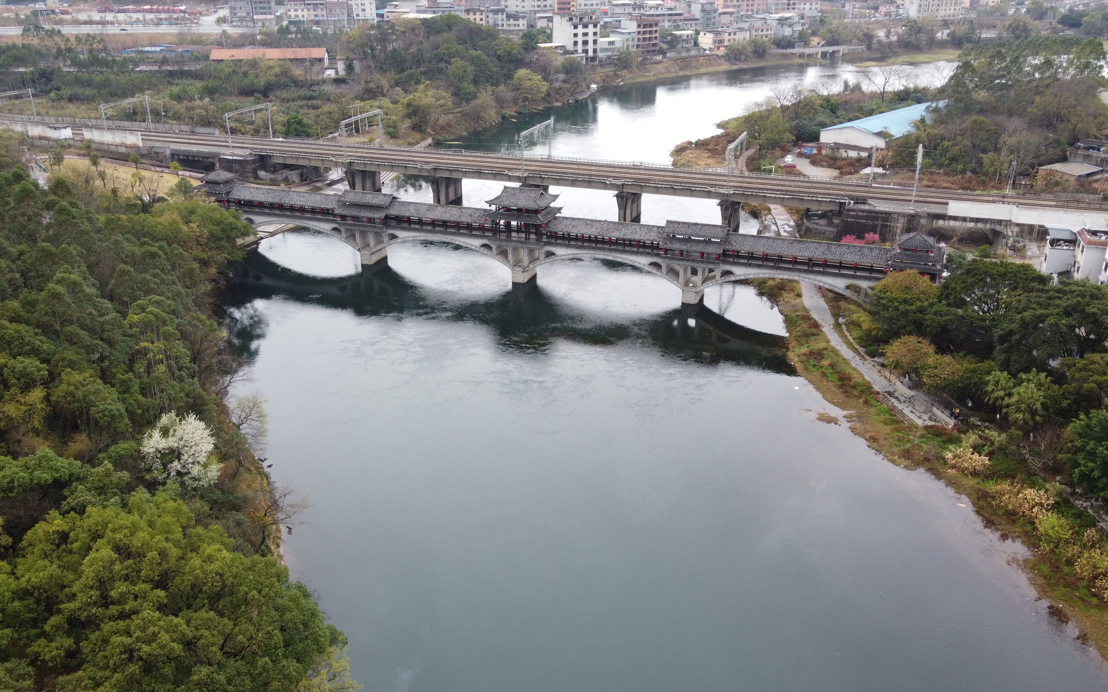 灵川县甘棠江公园介绍图片