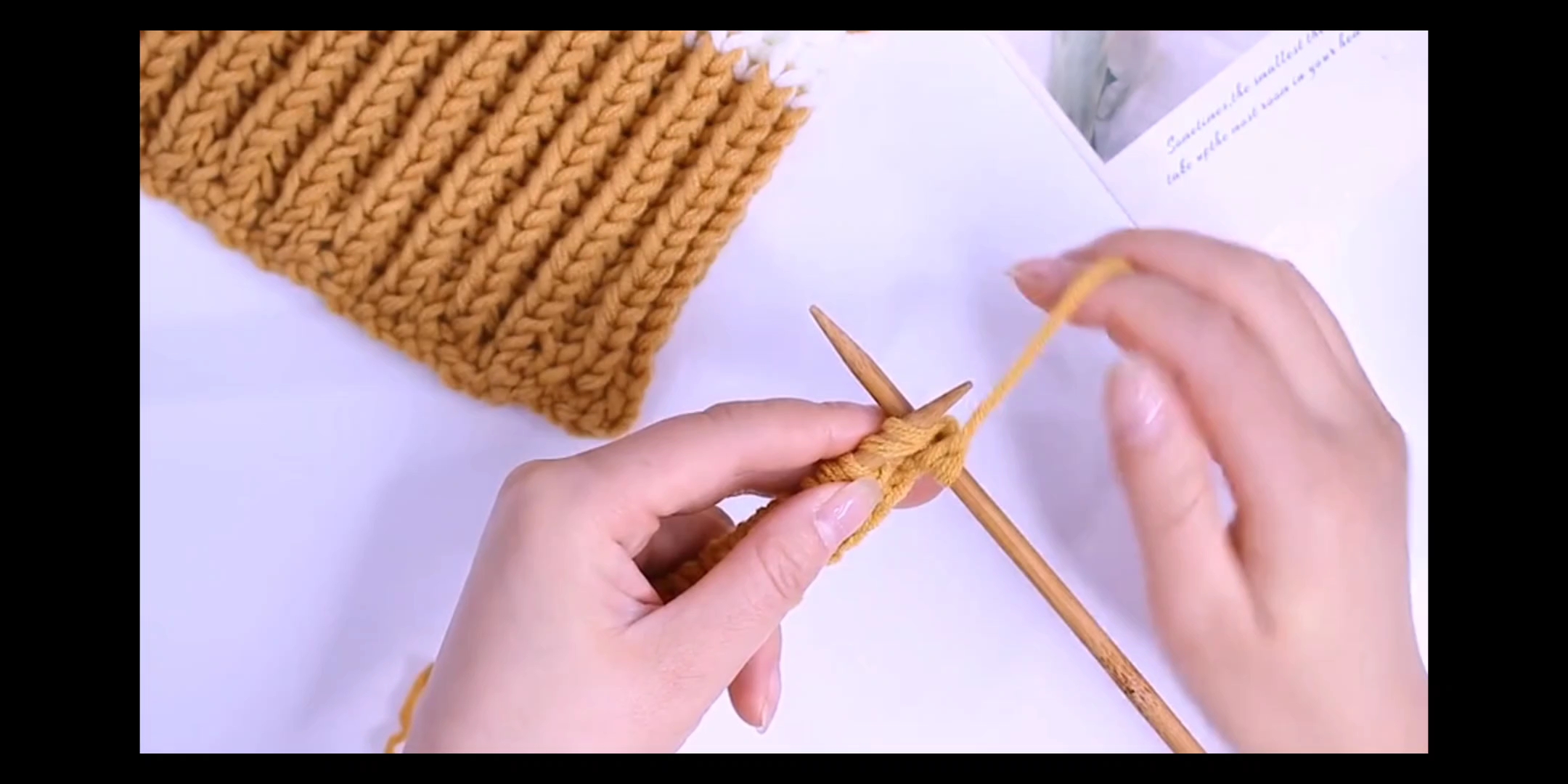 元宝针围巾新手教程第四集