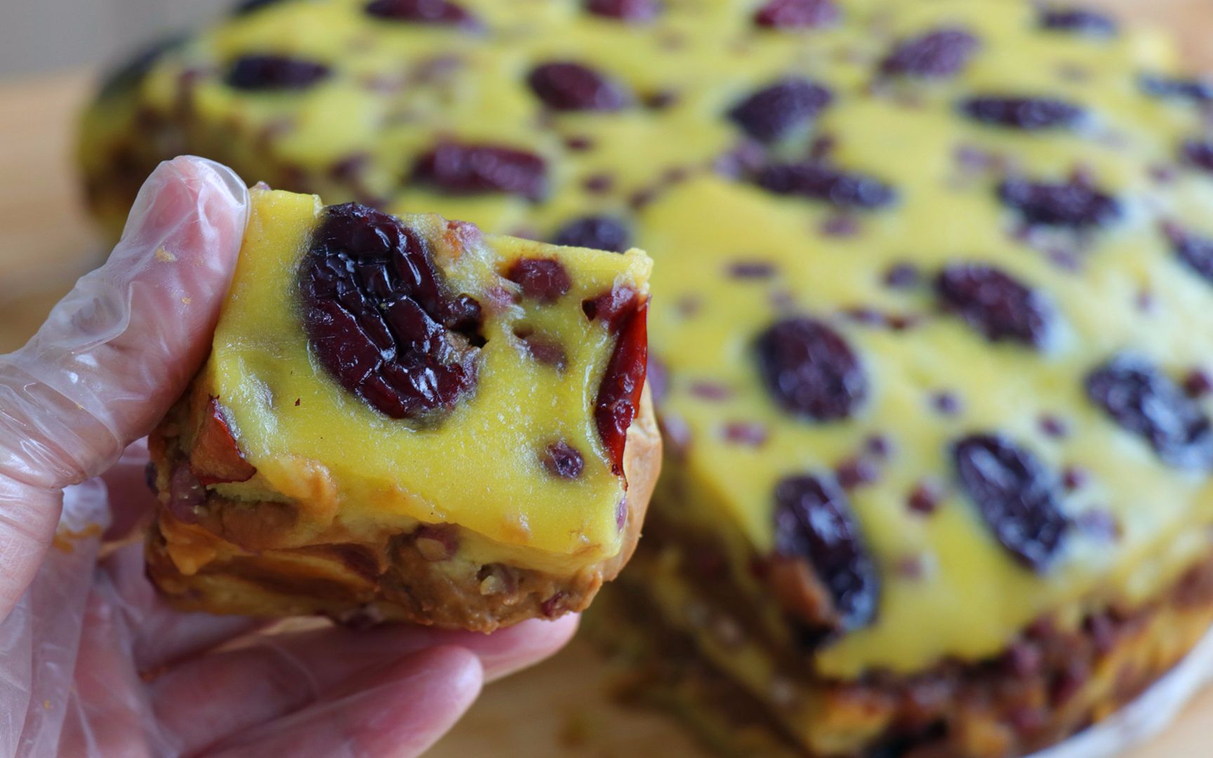 【黄米红枣年糕】街边火爆的糯叽叽小吃,学会在家做也