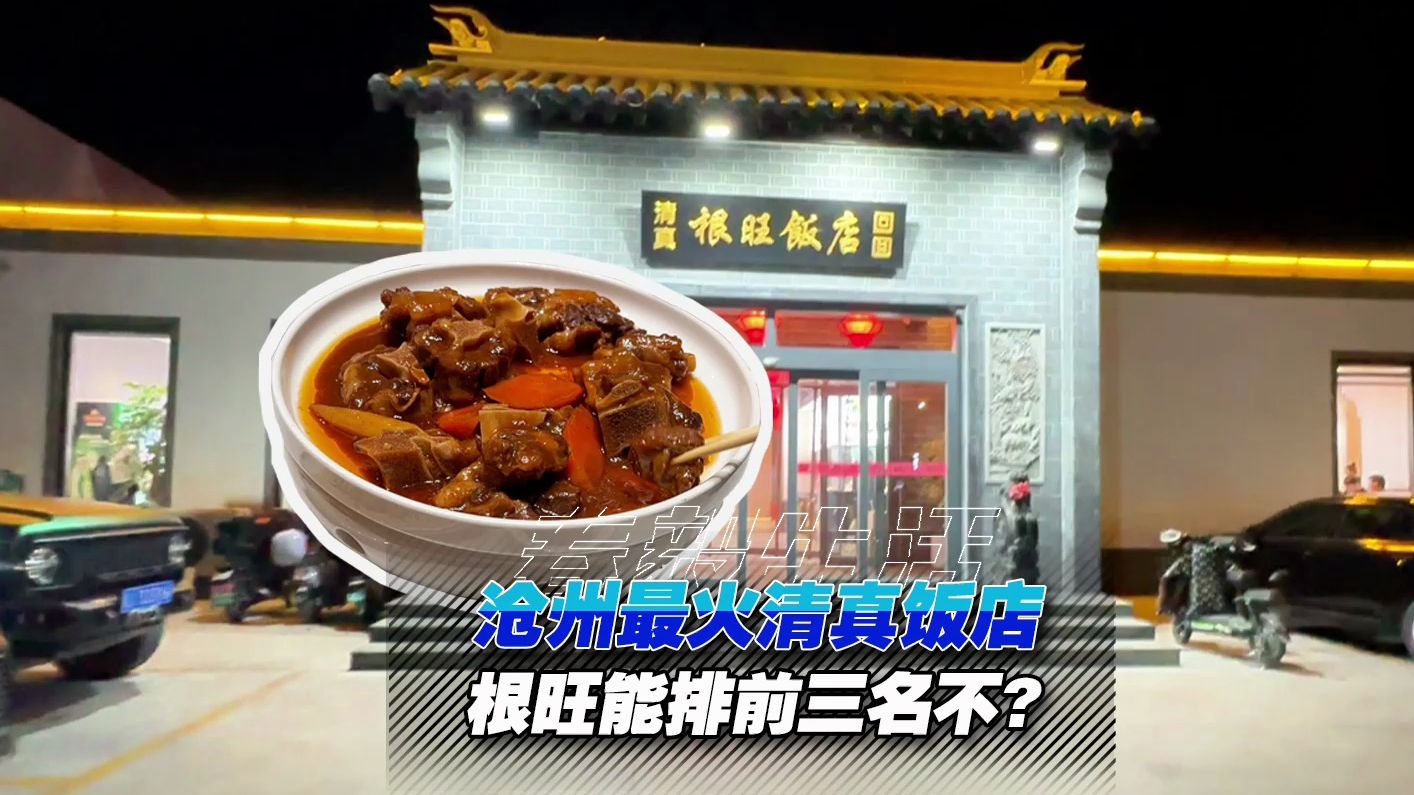 根旺为啥这么火,在沧州清真饭店排前三无压力吧?哔哩哔哩bilibili