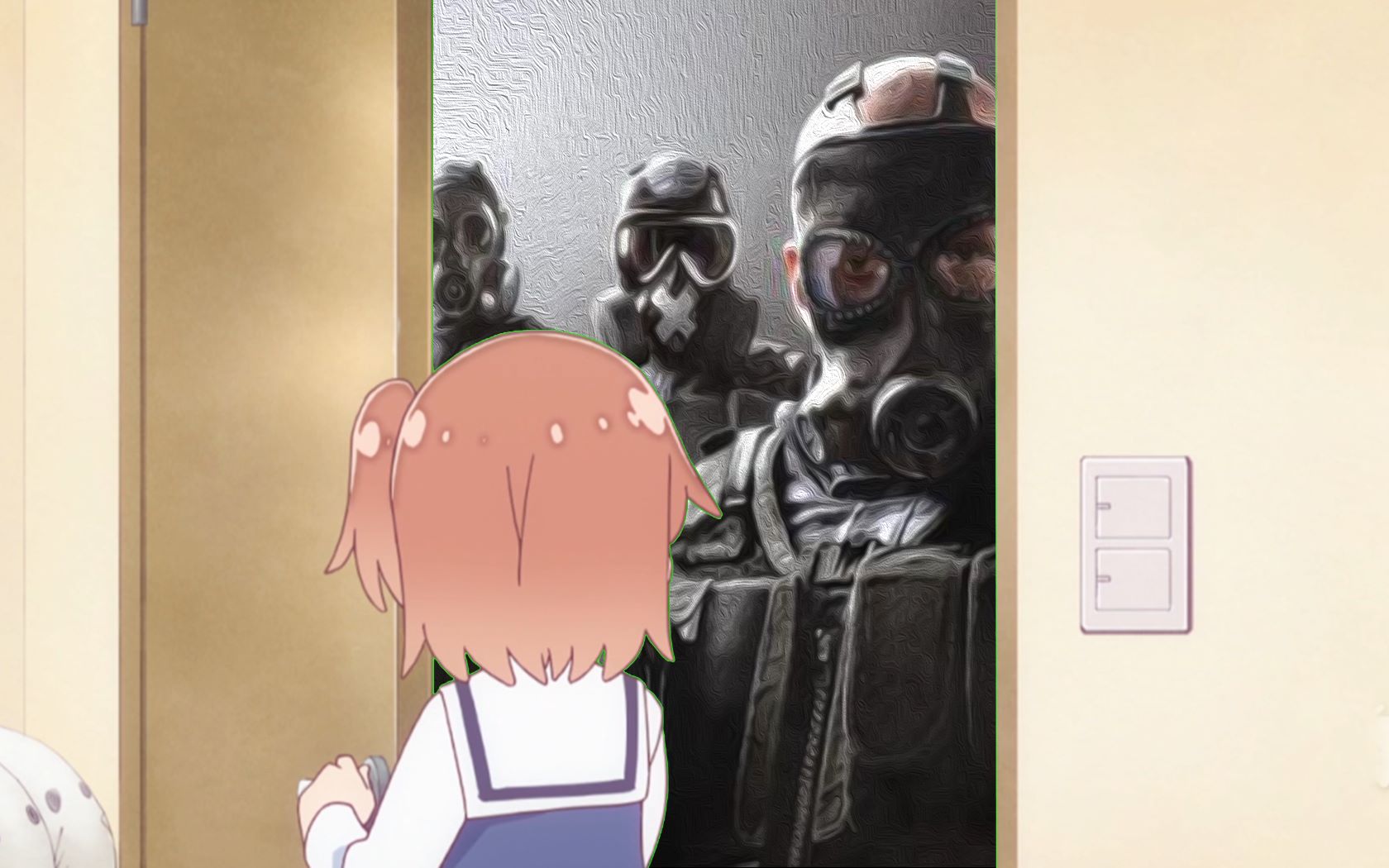 日向开门看到fbi在.