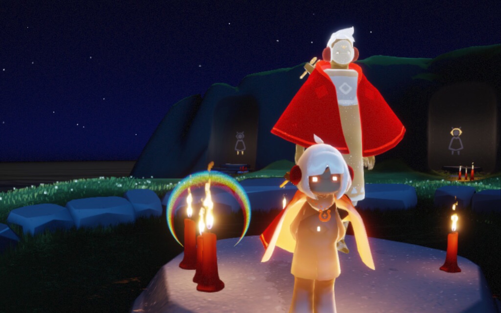 【光遇】红耳机先祖复刻收集及兑换(内含起风了小段)_哔哩哔哩_bili