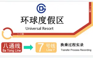 Tải video: 【北京地铁】梦幻般美丽车站，极雄伟地面站厅——环球度假区站  八通线→7号线  换乘过程实录