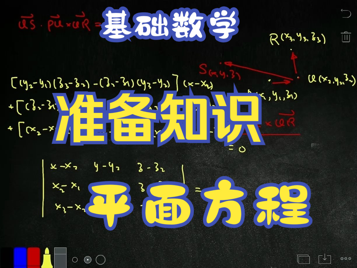 010 曲面和曲线、平面的方程哔哩哔哩bilibili