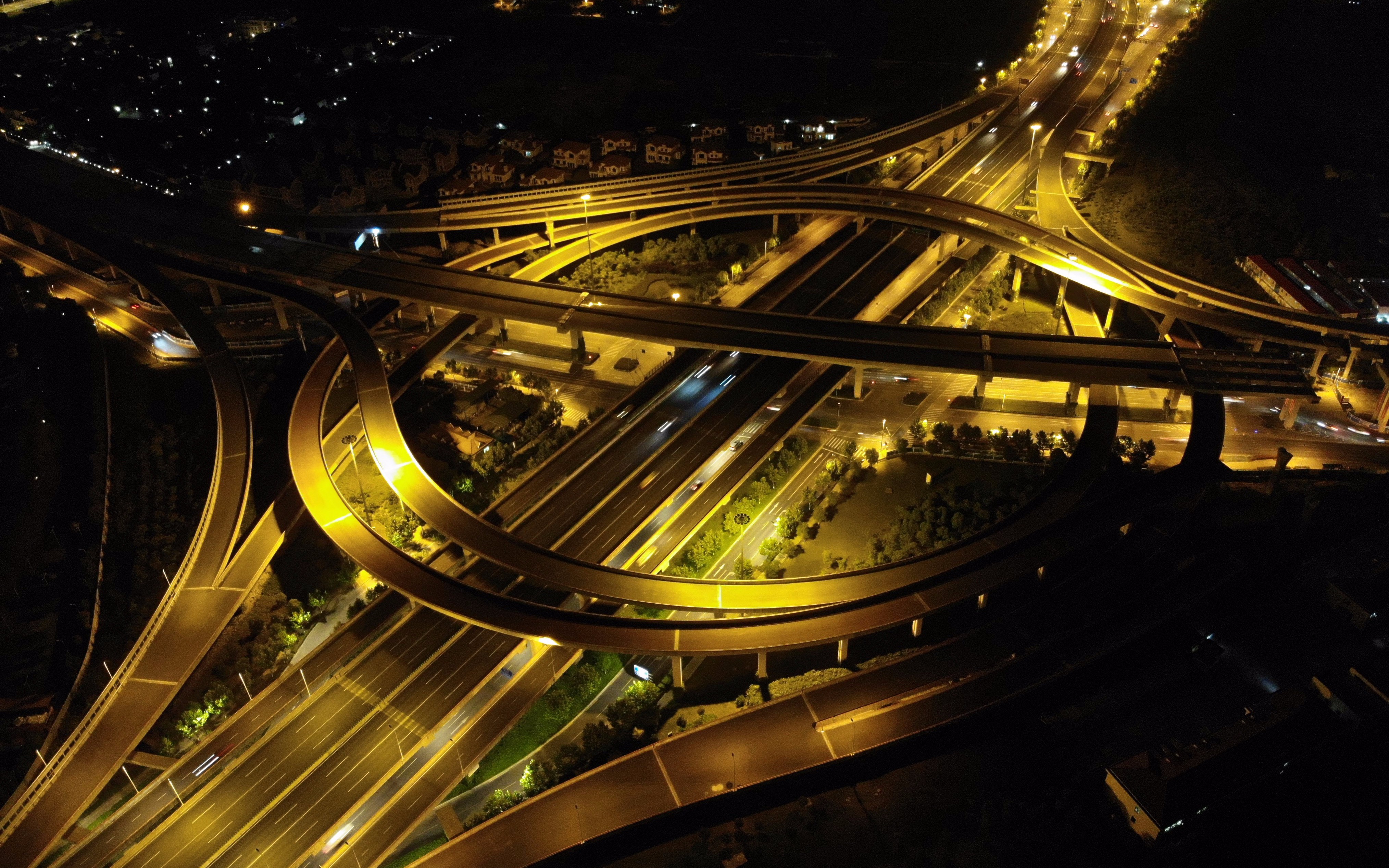 上海浦东最美航拍—中环高架 临港新区混剪