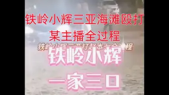 Download Video: 铁岭小辉三亚海滩殴打某主播全过程 ，被打的主播已经报警！