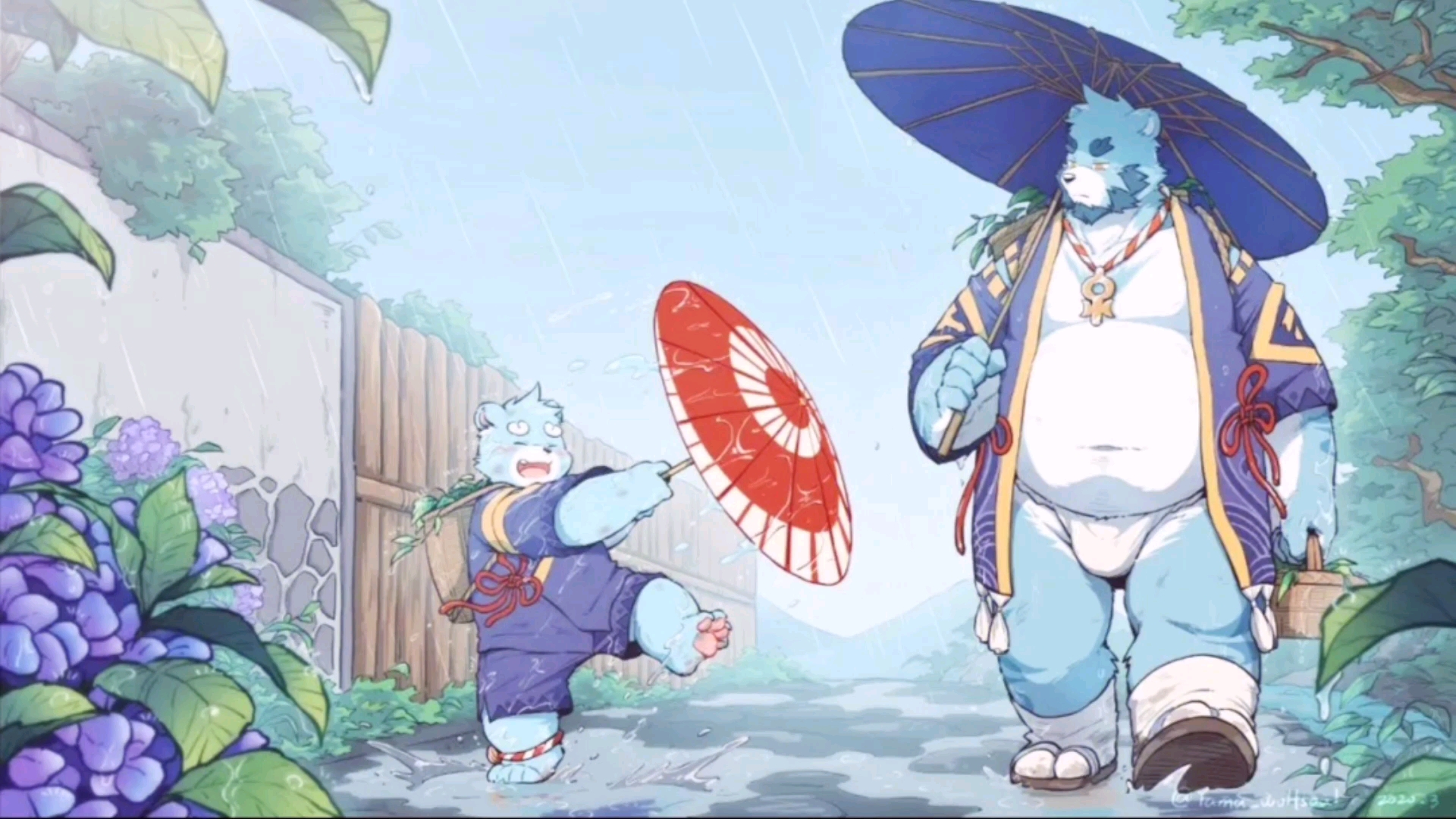 【最爱介叔和浩浩】第一支视频求三连!