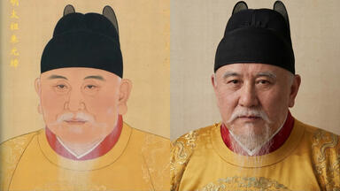QIANLONG TOYS 1/6 可動人偶NO.QL-007 洪武大帝明太祖朱元璋【刺绣帝王