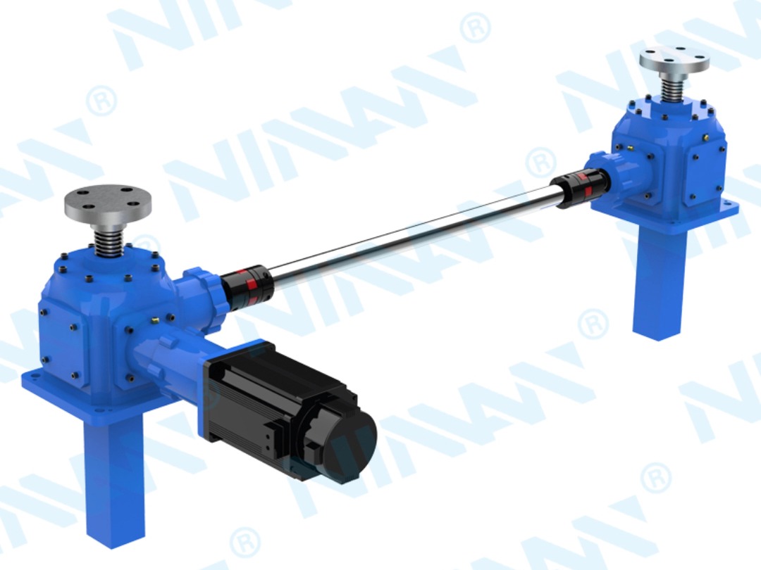 伞齿轮滚珠丝杆升降机螺旋提升机