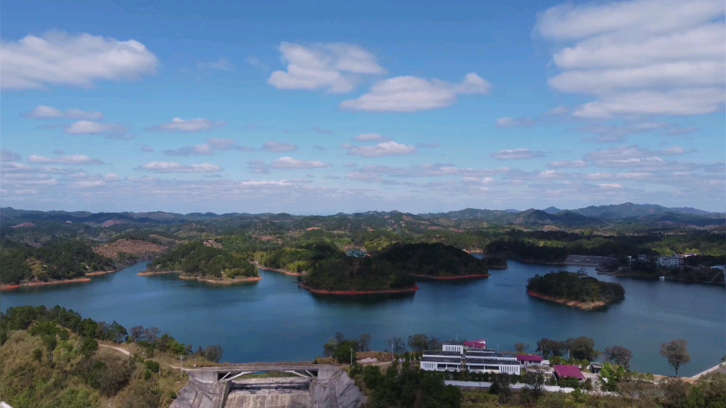 广西平南六陈水库自然风光#风景##水库#_哔哩哔哩 (゜-゜)つロ 干杯~-