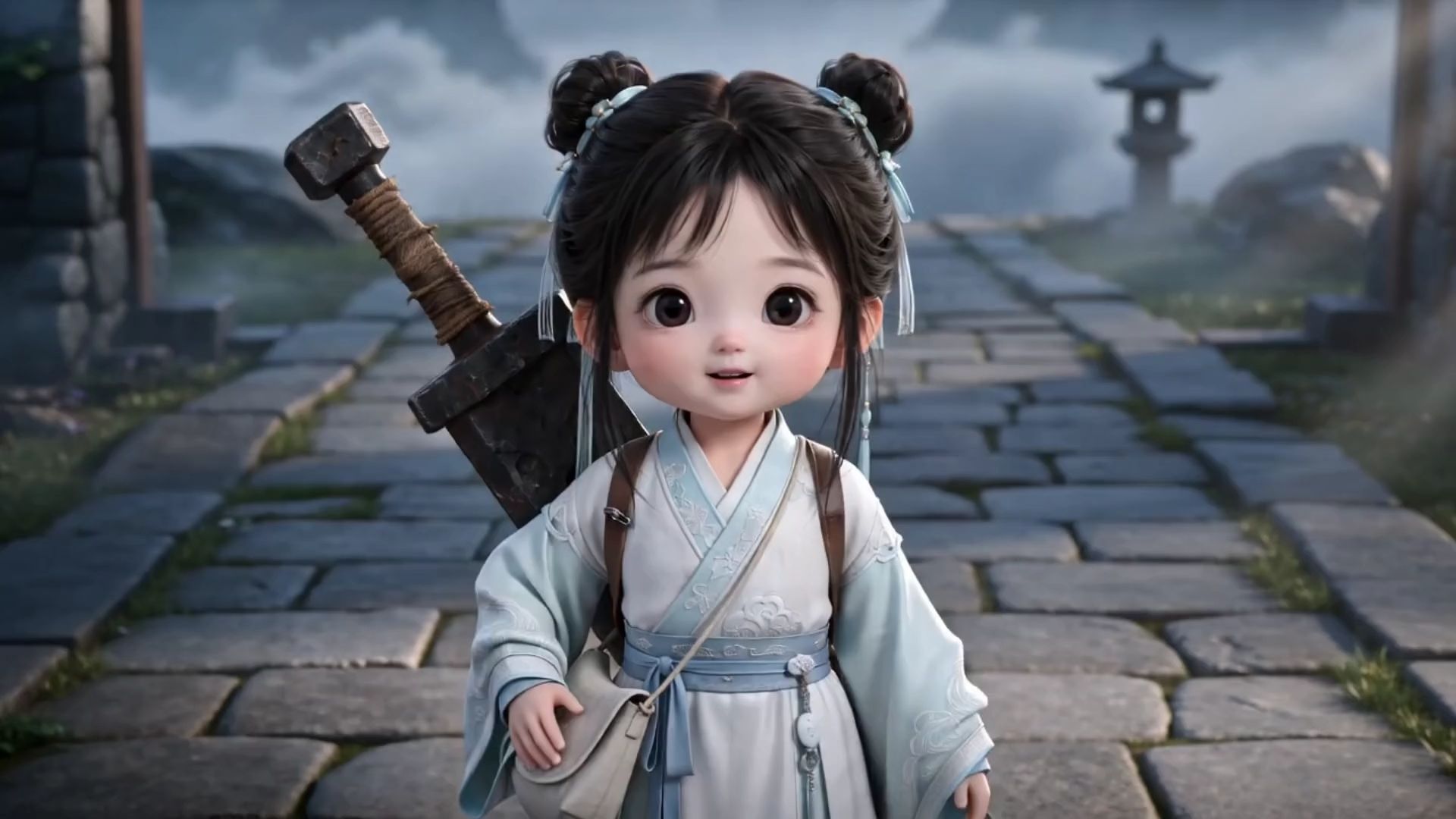 【加长版】糯糯下山，师兄们都慌了！小奶娃下山历练，寻找失散多年的五位师兄！