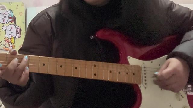 老妹的电吉他真帅92