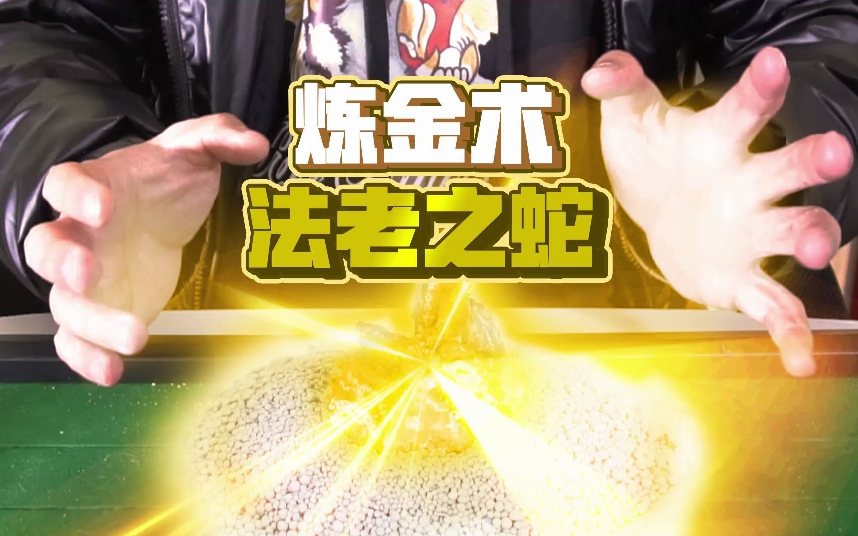 据说将法老之蛇与牛奶混合后,就会形成化学反应变成黄金?