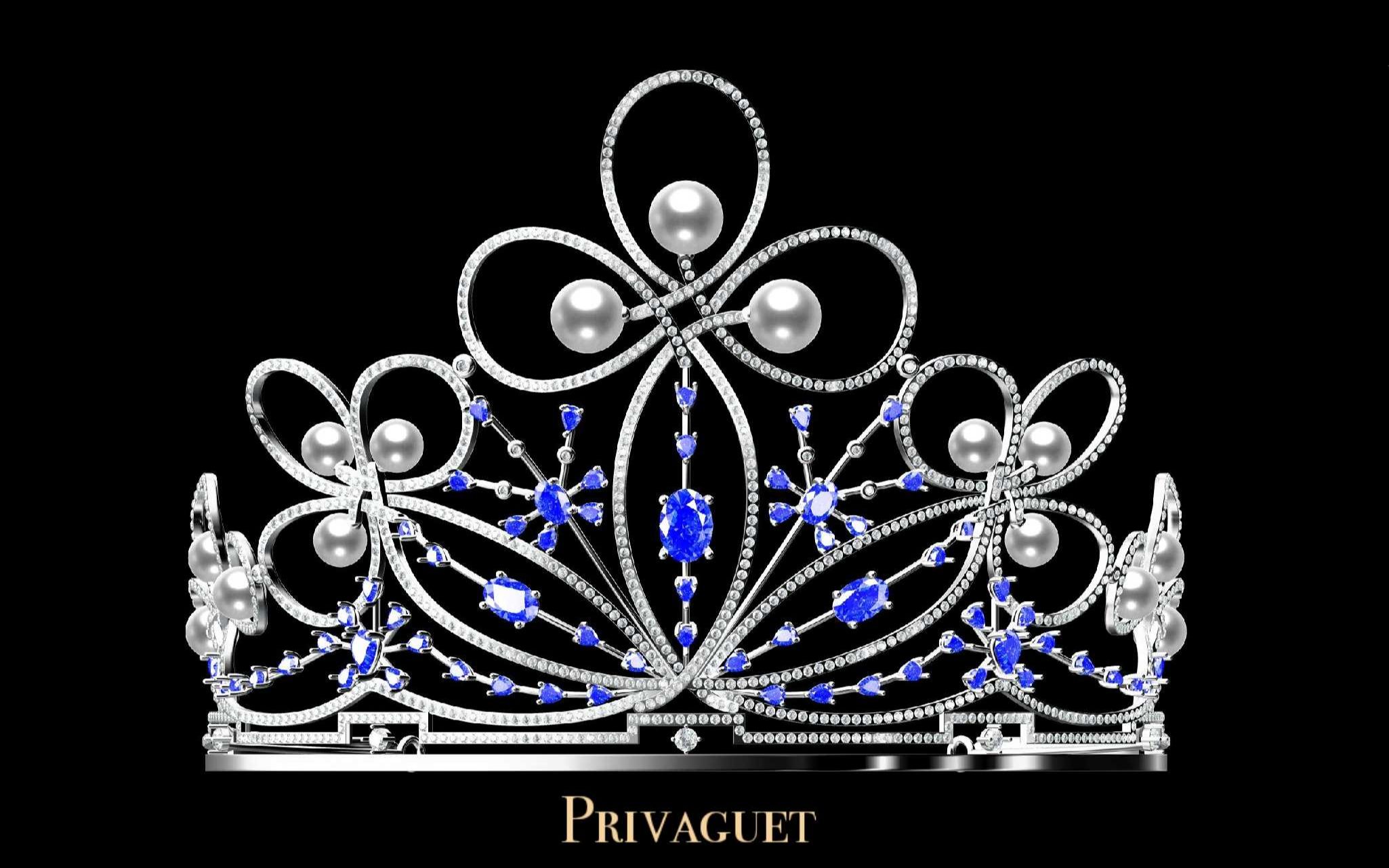 第69届环球小姐中国区总决赛"privaguet halo云冠"由宝姬珠宝创始人