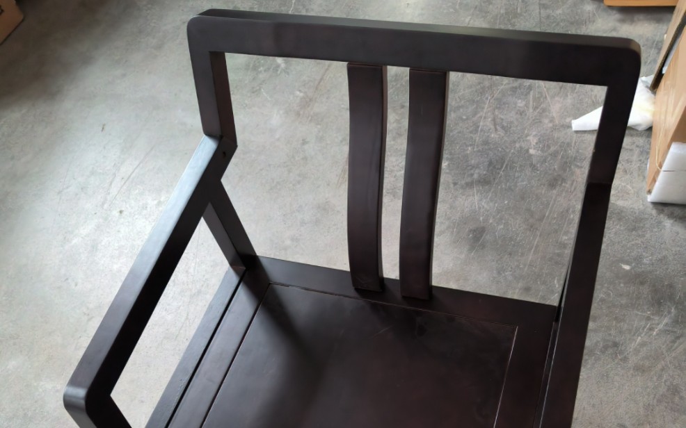 竹庭弯头靠背椅