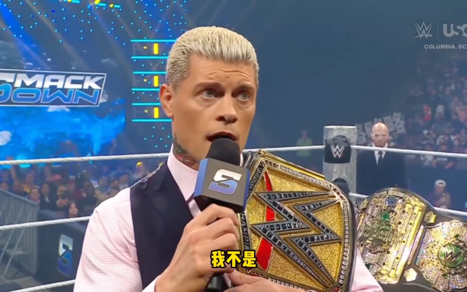 科迪ⷧ𝗥…𙮐‹ (Cody Rhodes) 给冈瑟 (Gunther) 留言  WWE SmackDown 2024 年 10 月 19日哔哩哔哩bilibili