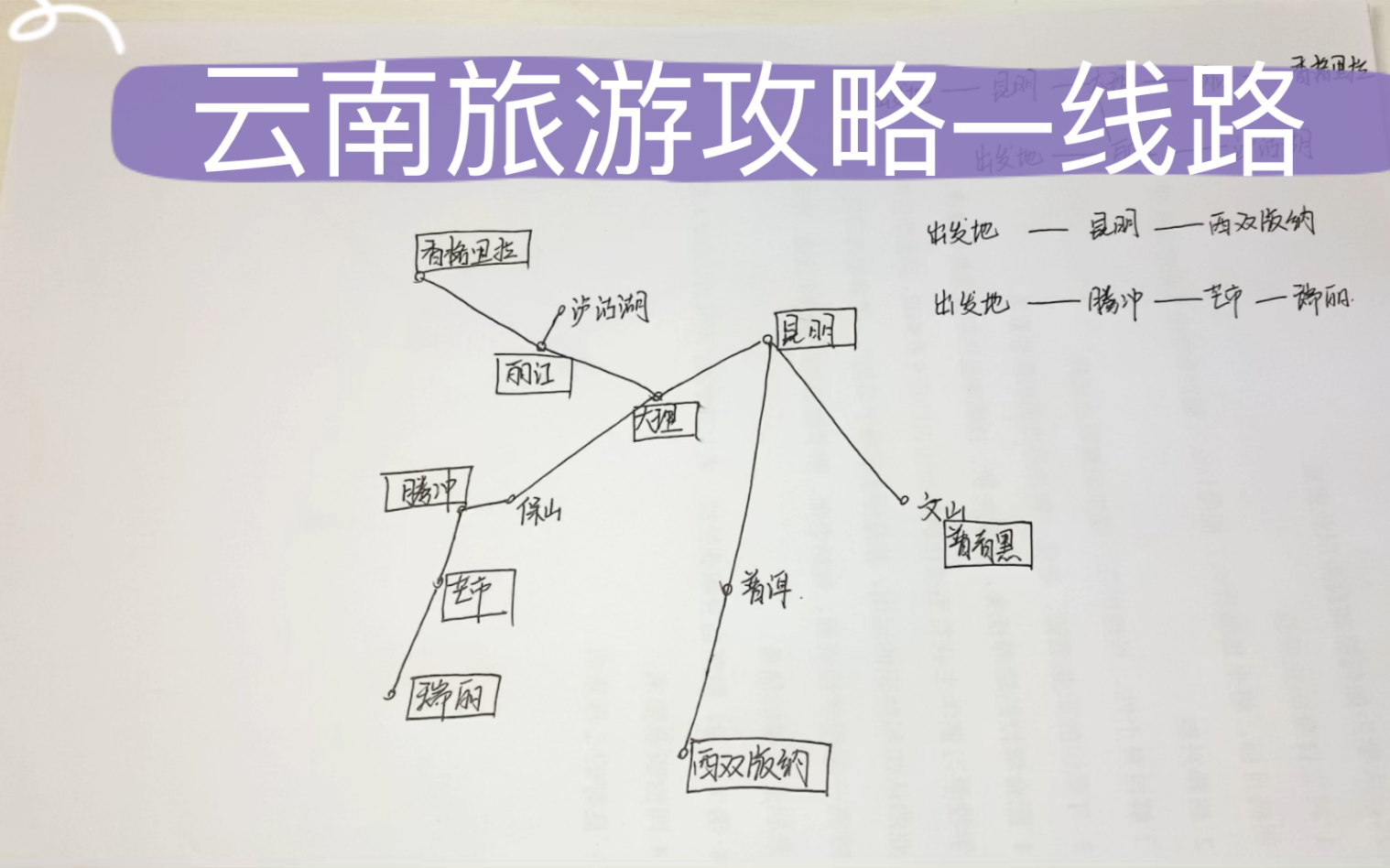 云南旅游攻略之线路.别愁,不就安排安排哔哩哔哩bilibili