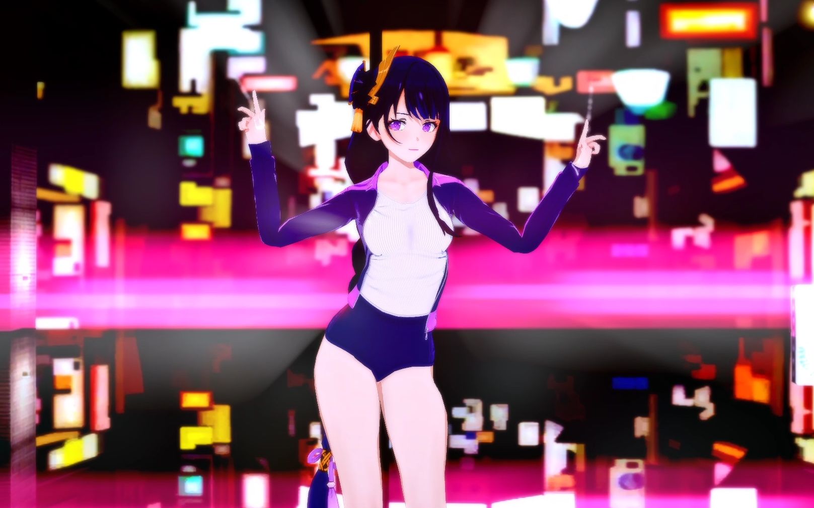 [图]原神MMD 影姐姐 Sunny Side Up （好久没来了。。关疯啦！）