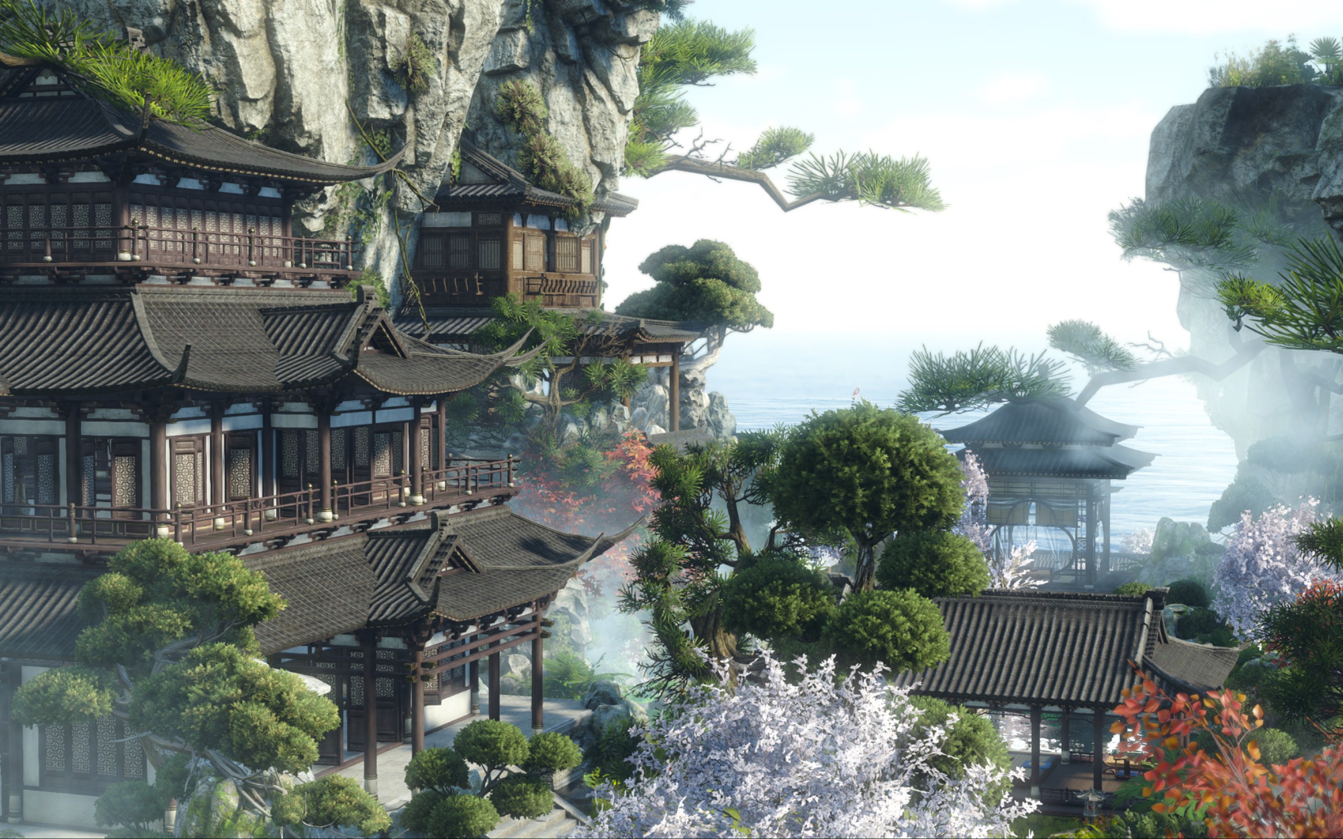 逆水寒庄园仿造自在门地图