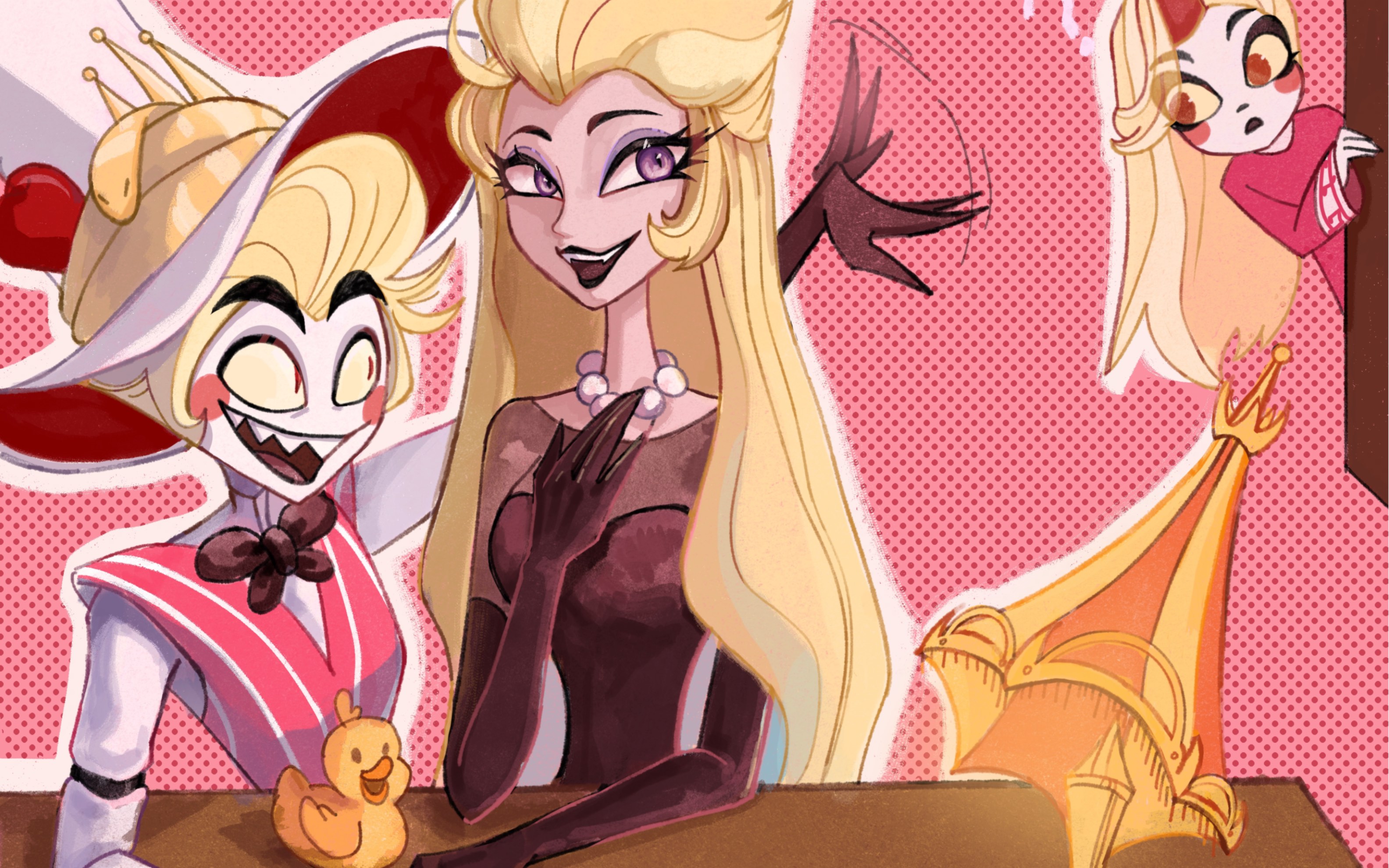 【地狱客栈/绘画过程】路西法/莉莉丝的父母爱情