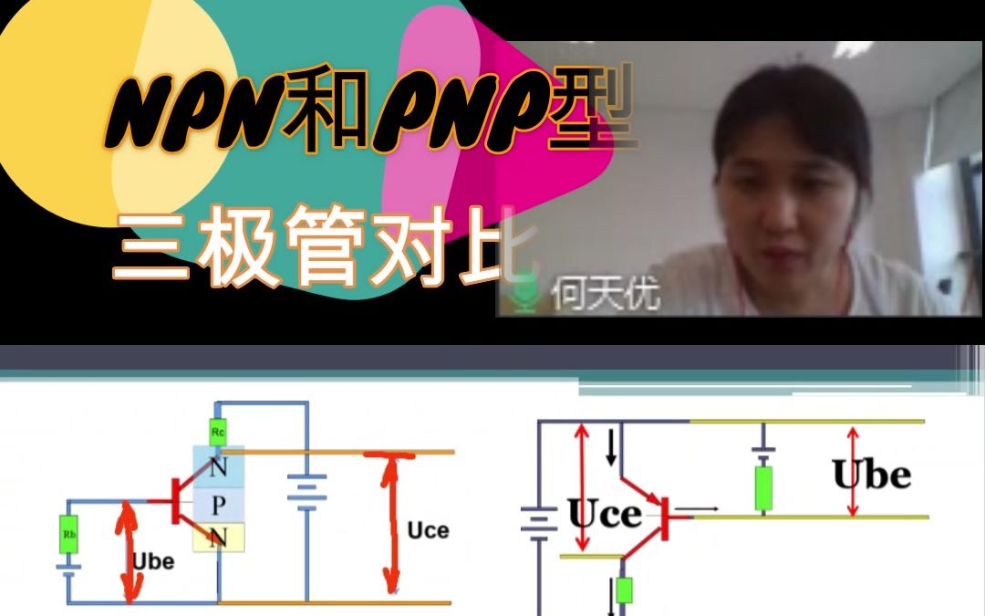 NPN型和PNP型三极管对比哔哩哔哩bilibili