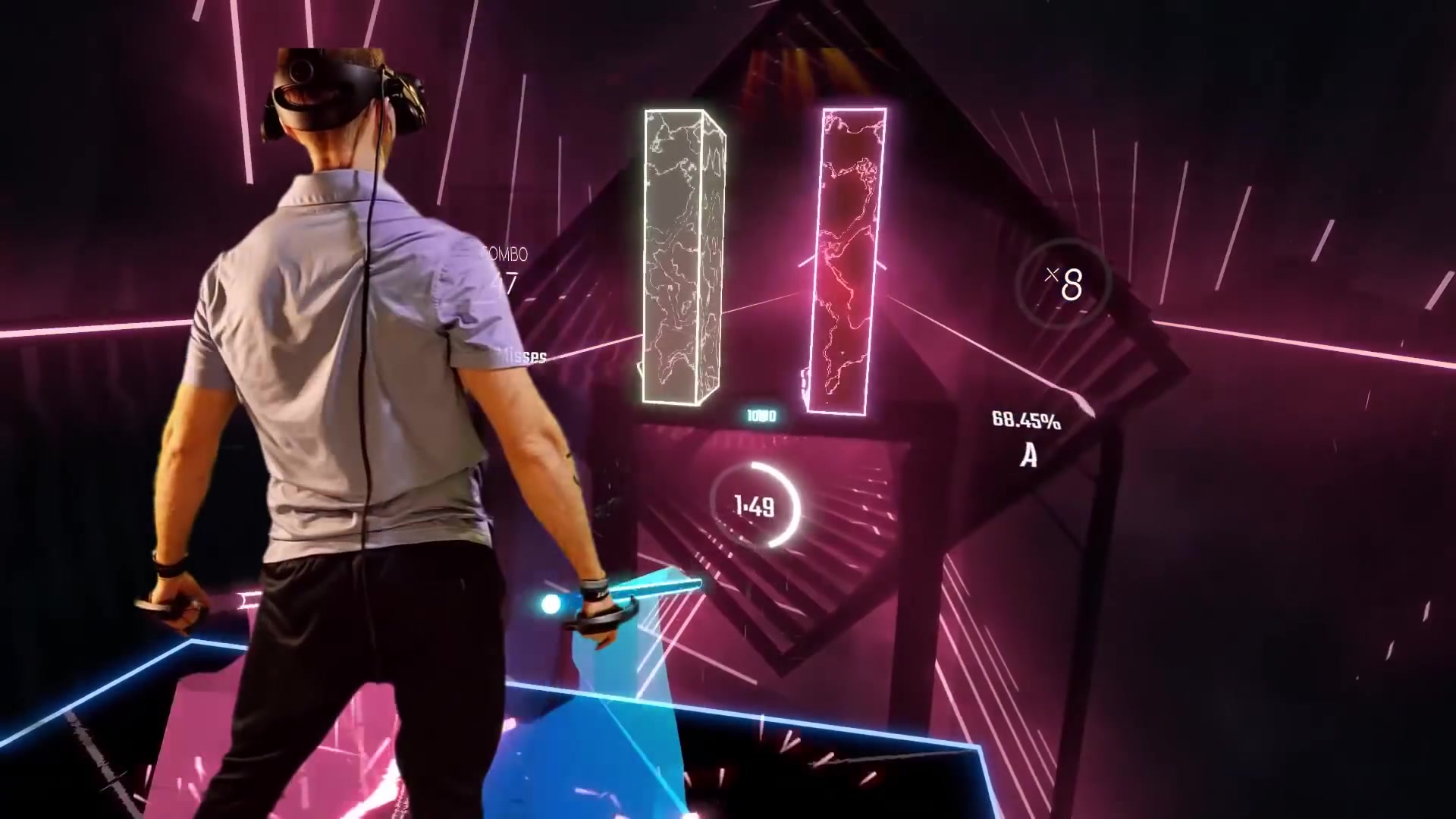 beatsaber大叔还是一如既往的帅tigerbloodexpert难度