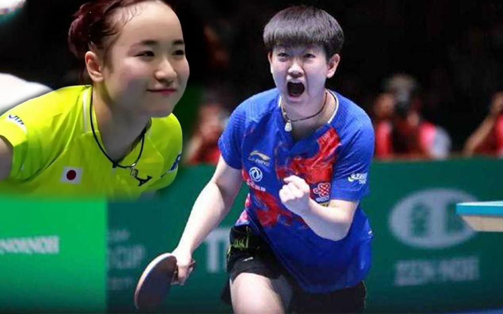 2019世乒赛孙颖莎vs伊藤,当时伊藤如日中天,连胜女队三员大将,莎莎则