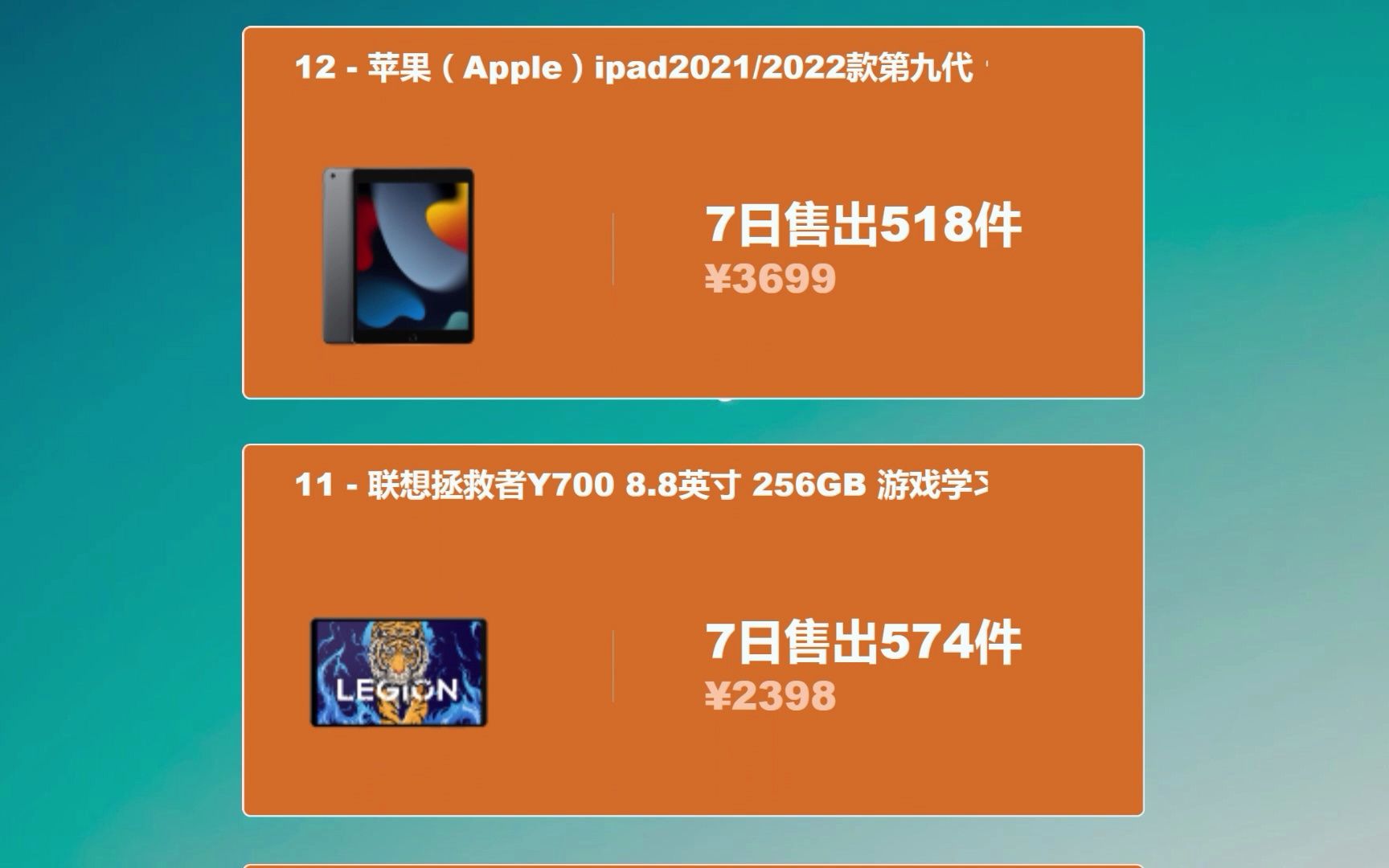 2023最新平板电脑销量排行榜 小米平板5(xiaomi)11英寸2.5K哔哩哔哩bilibili