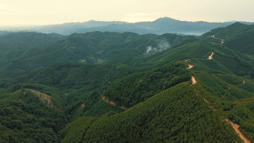 广西梧州市藤县东黎航拍