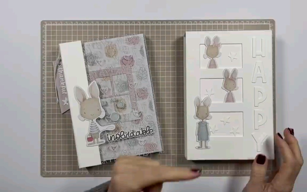 相册剪贴簿教程TUTORIAL DE SCRAPBOOKING: Caja del 㡬bum Carrotcake(剪贴簿本体)哔哩哔哩bilibili