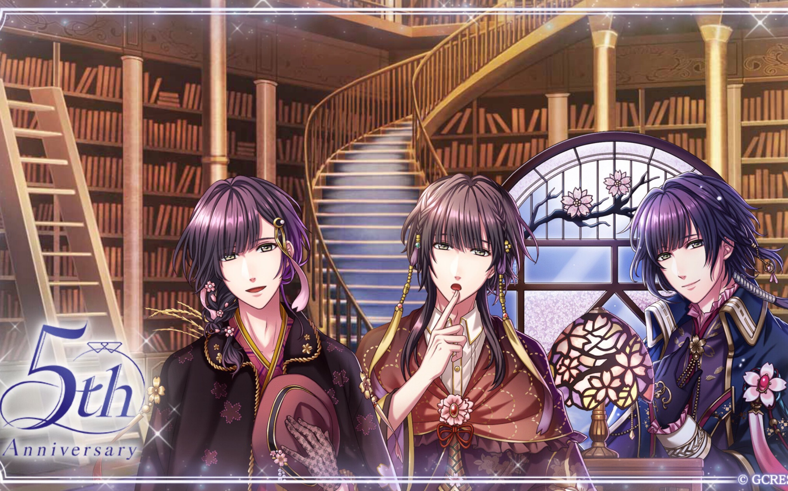 【梦100】国服 「在月夜中思念你」 樱花 全语音 (cv:花江夏树)