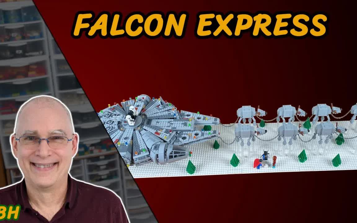 乐高千年隼圣诞快车moc