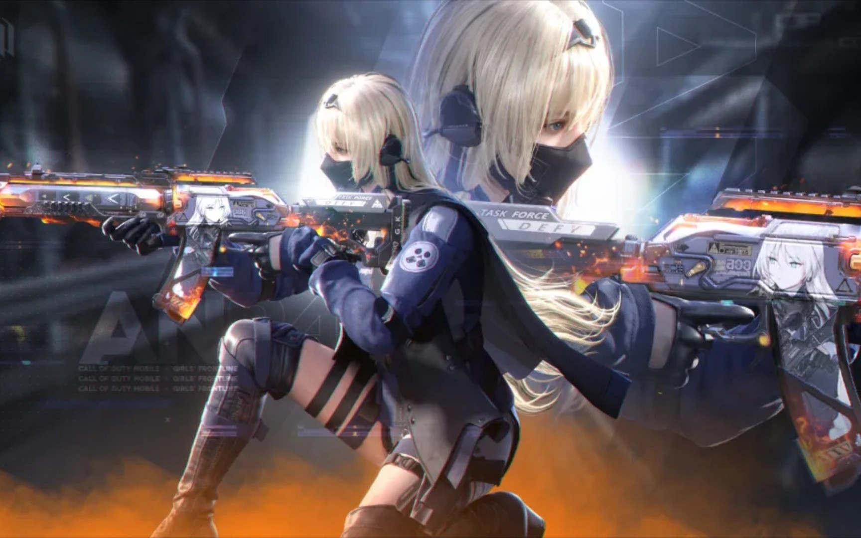 使命召唤x少女前线所有人物动作及语音(一部分)展示