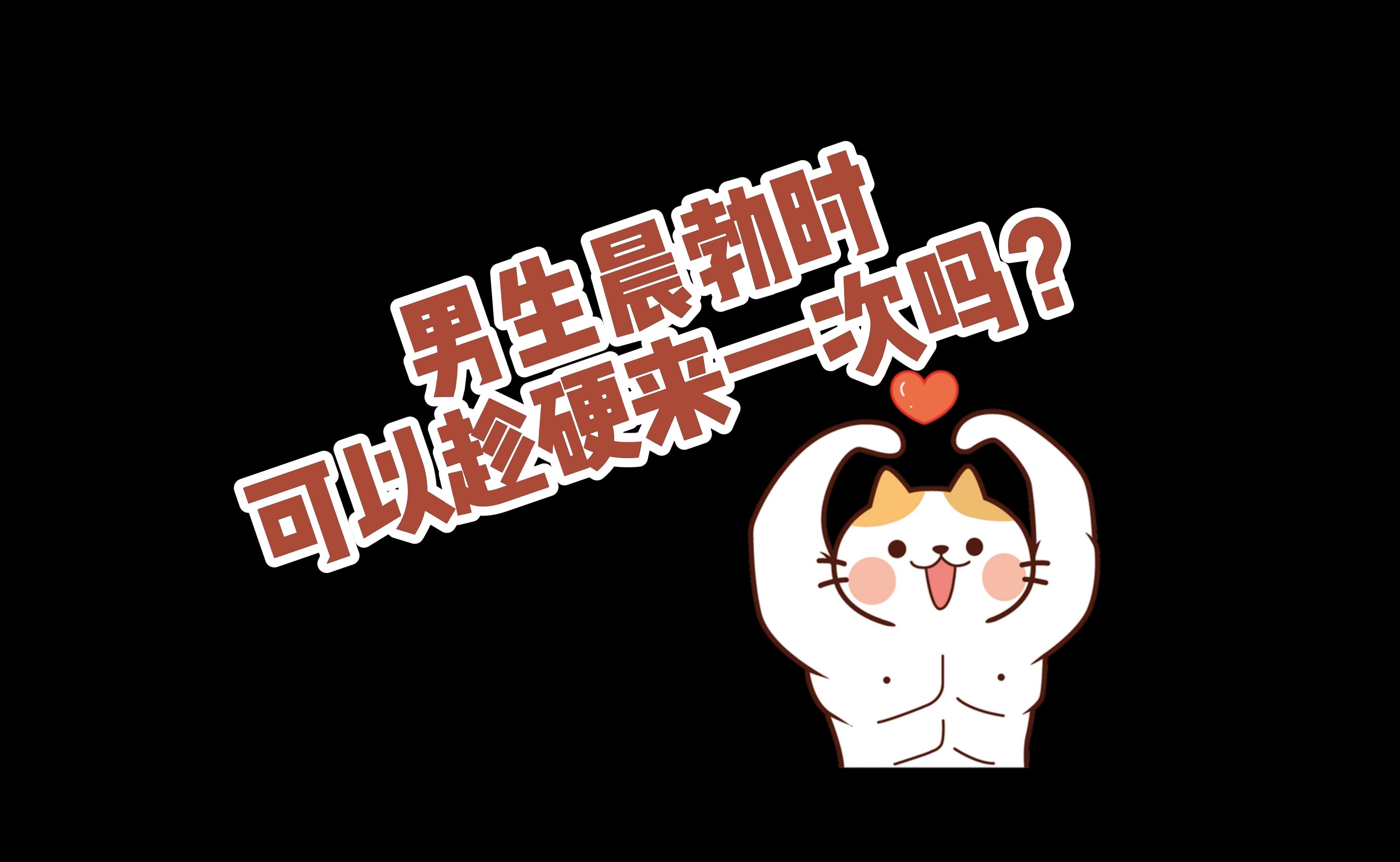 晨勃的时候,可以趁硬来一次吗?哔哩哔哩bilibili