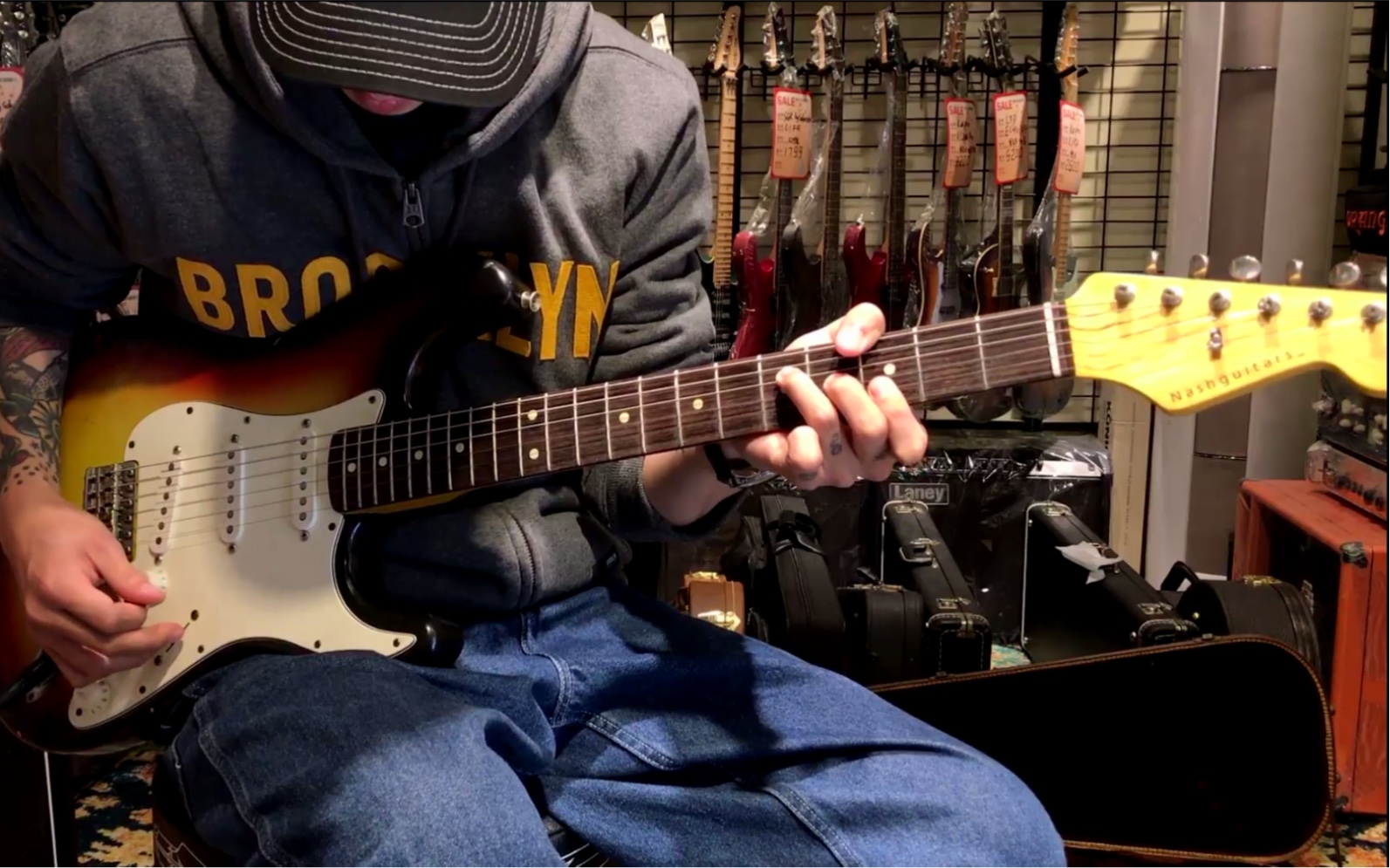 nash guitar s63 3tsb美产电吉他 音色演示