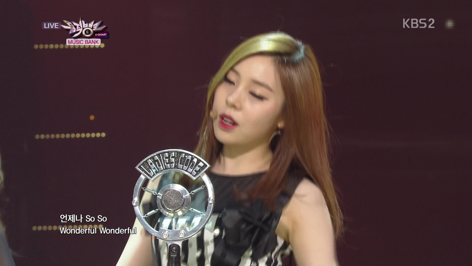 [图]Ladies' Code - So Wonderful (140307 KBS Music Bank)