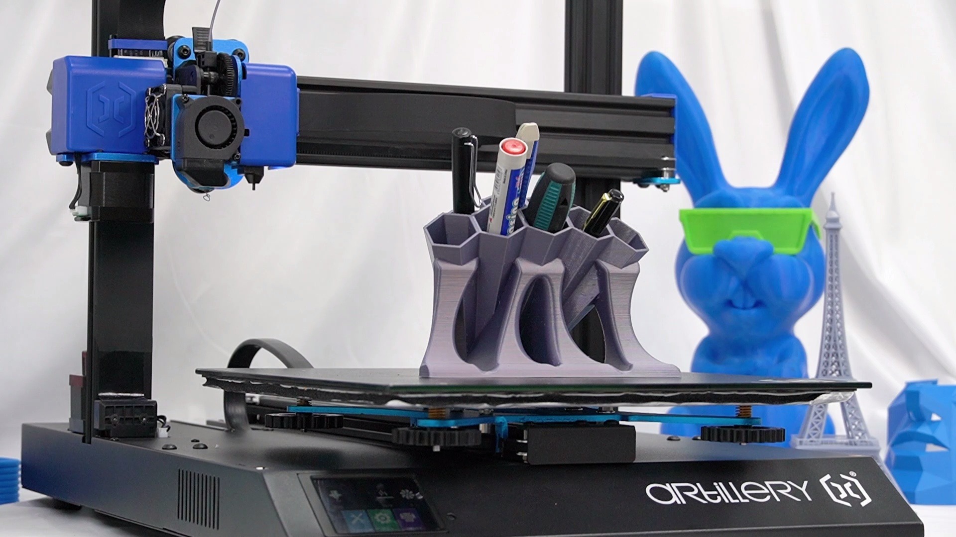 云图创智artillery响尾蛇swx2高精度桌面级3d打印机打印超实用笔筒