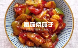 Download Video: 【一人食】米饭杀手 番茄烧茄子