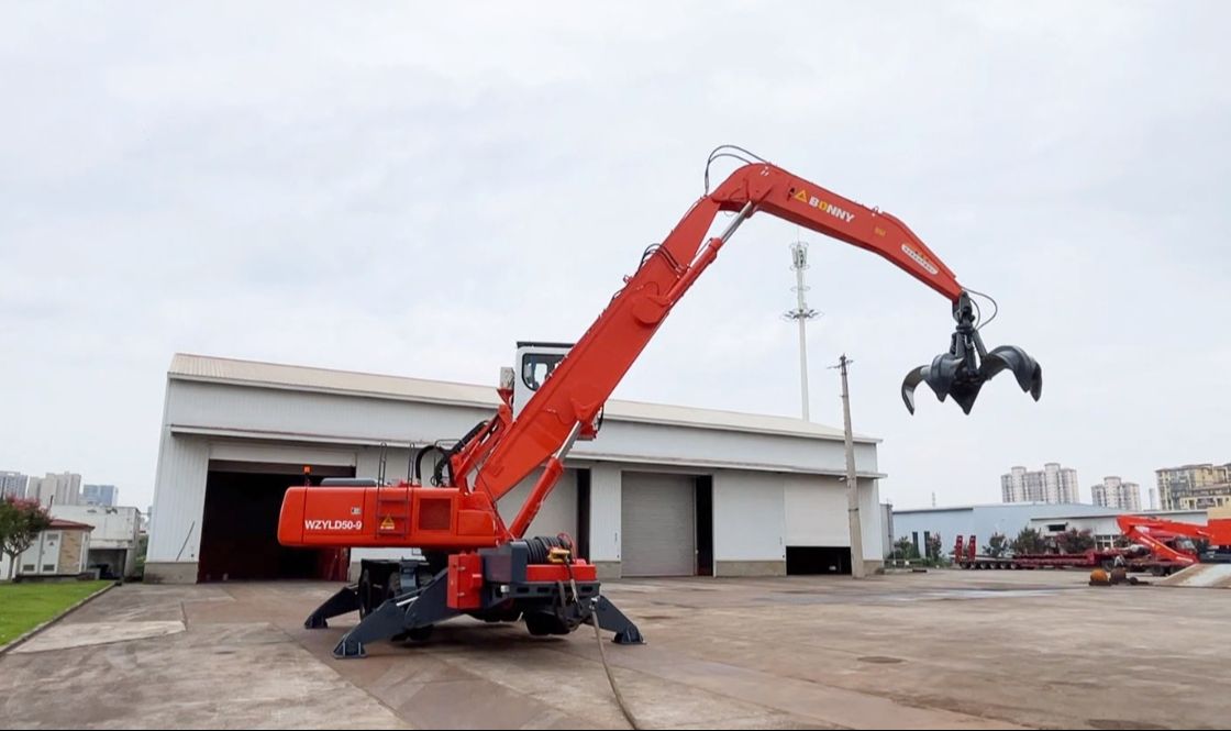 电动轮式抓料机低耗环保