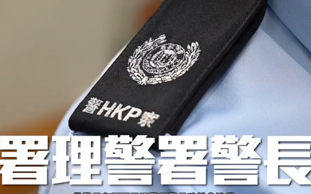 香港警察警衔职级图片