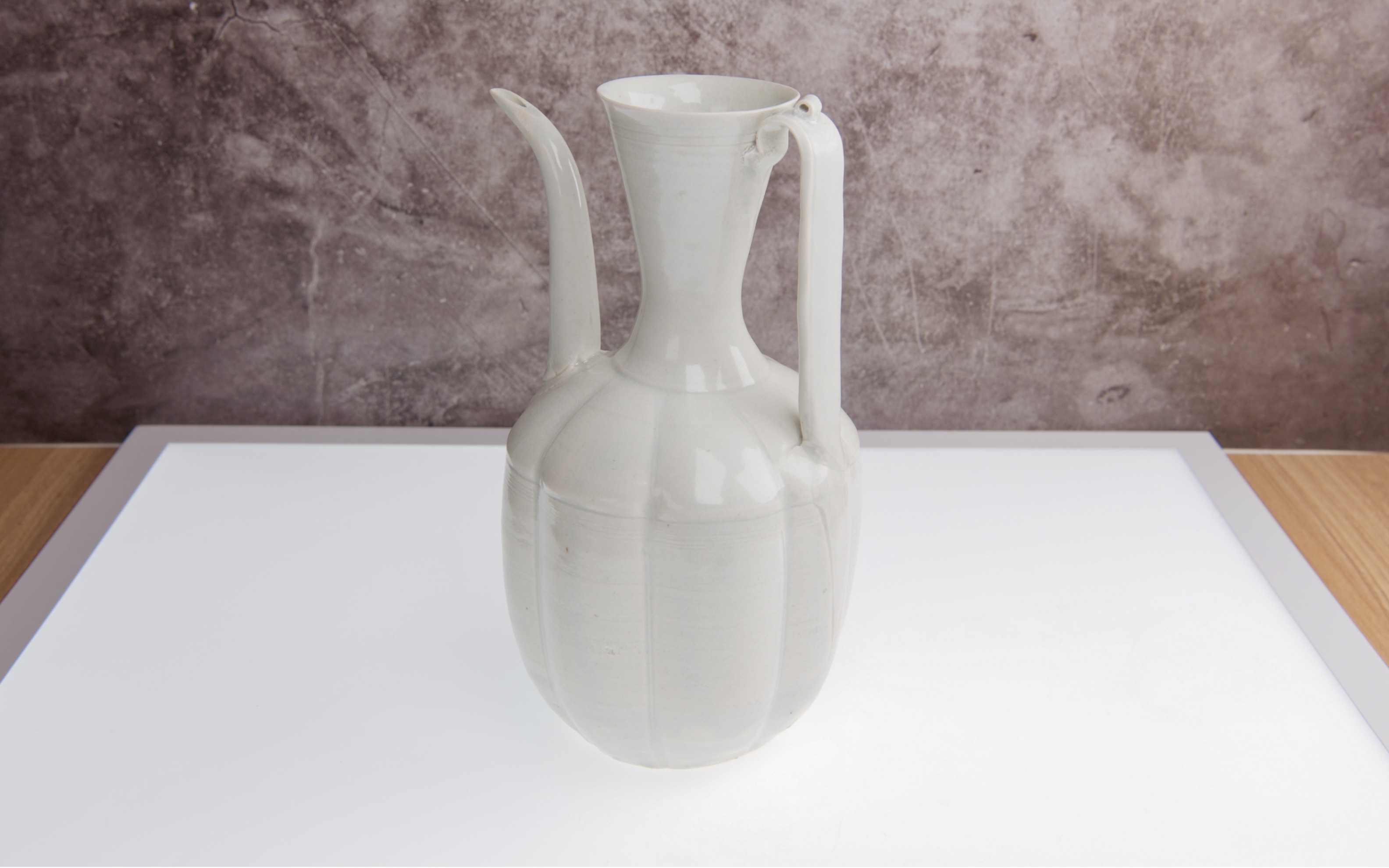 北宋湖田窑青白釉瓜棱执壶审美路份皆为一级接受挑战