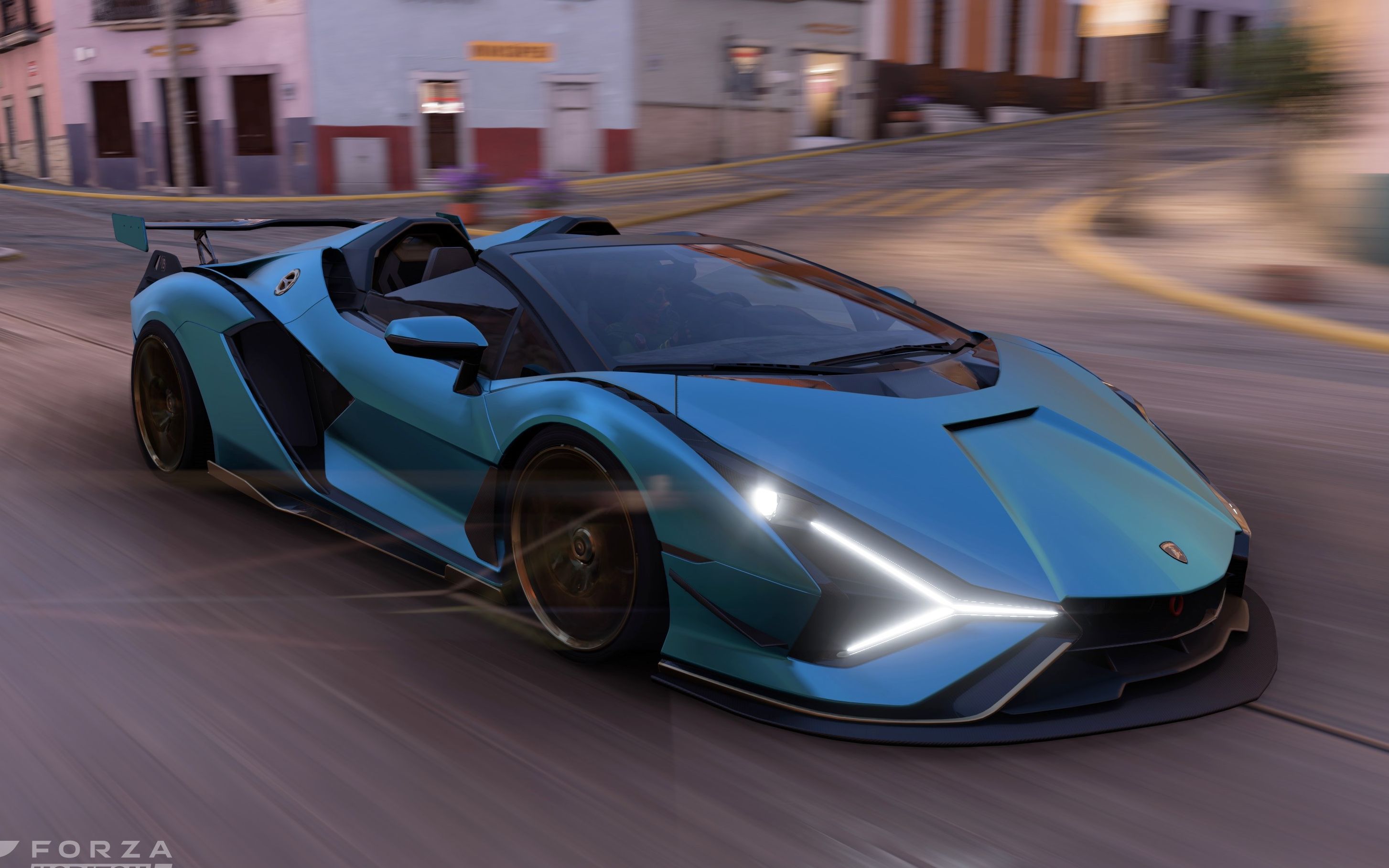 【地平线5/听歌向】日暮疾驰 s1 兰博基尼 sian roadster 2020 《夜に