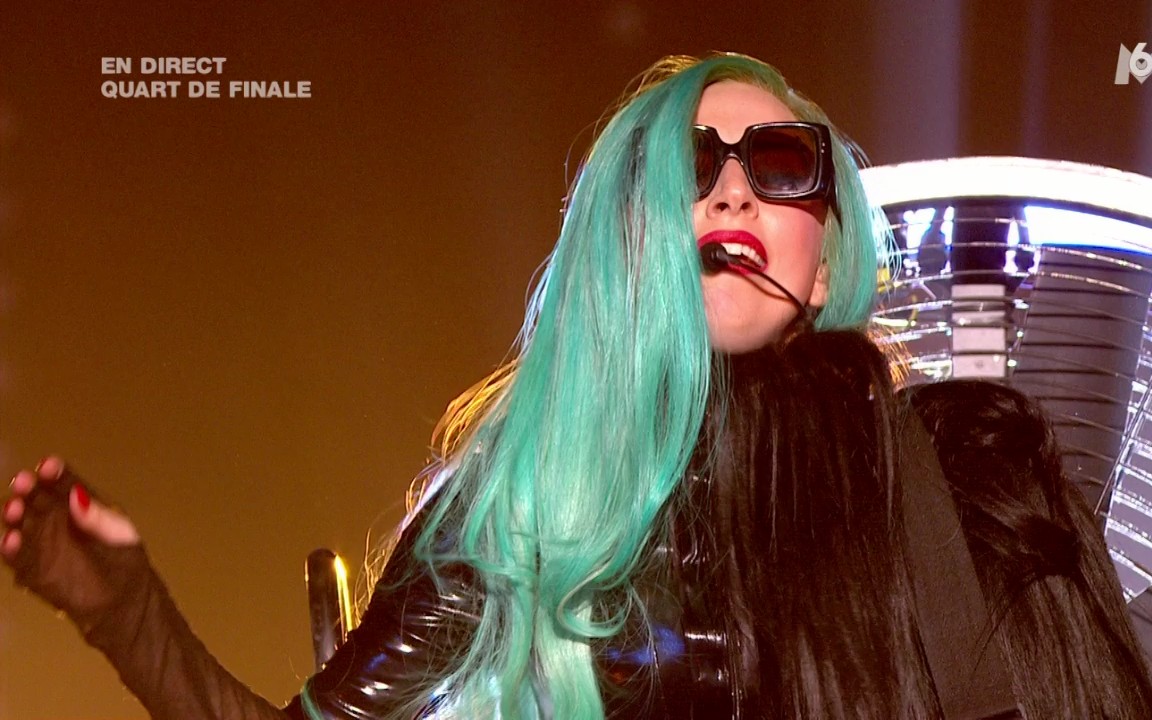 【绿发鳖】老鳖ladygaga现场表演the edge of glory judas_哔哩哔哩