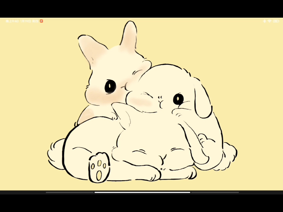 三只肥兔子